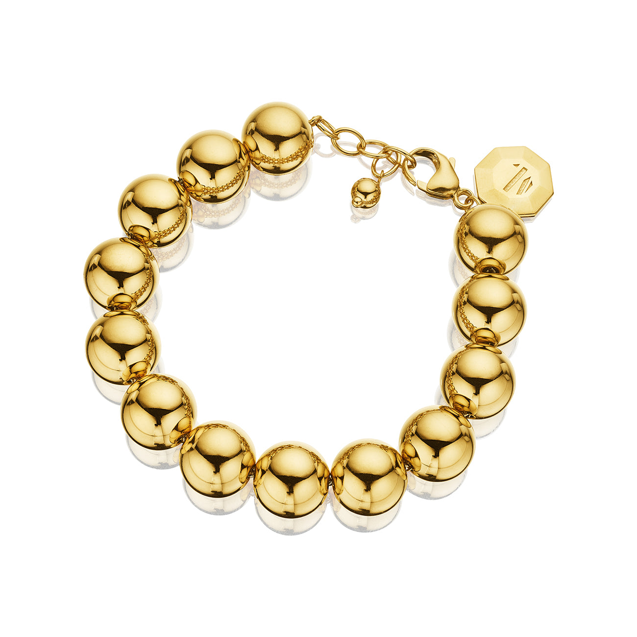 MoAnA LUU Beads bracelet in vermeil, inspired by Creole jewelry.