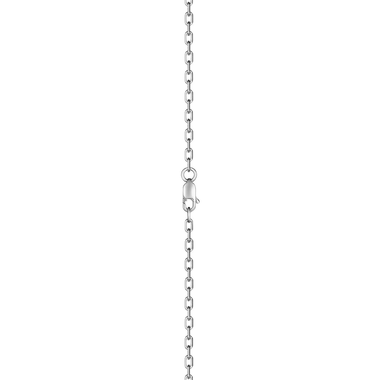 MoAnA LUU Doudou chain in 18K white gold, featuring lobster lock.
