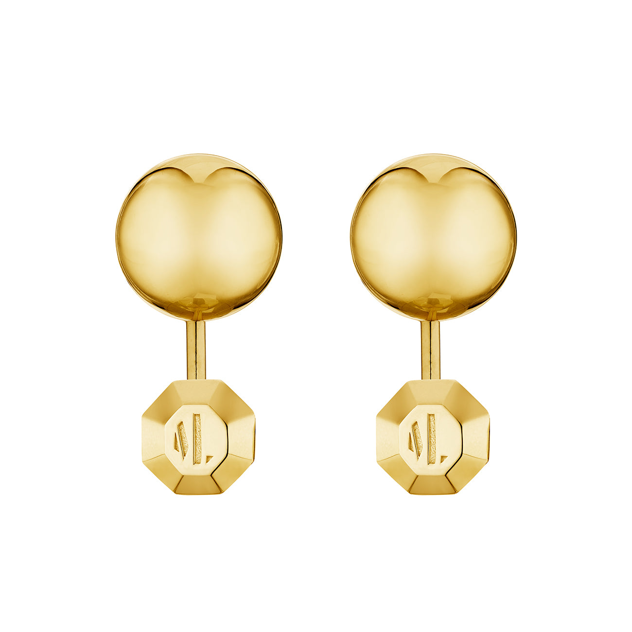 MoAnA LUU bead earrings in vermeil. Inspired by Creole jewelry.