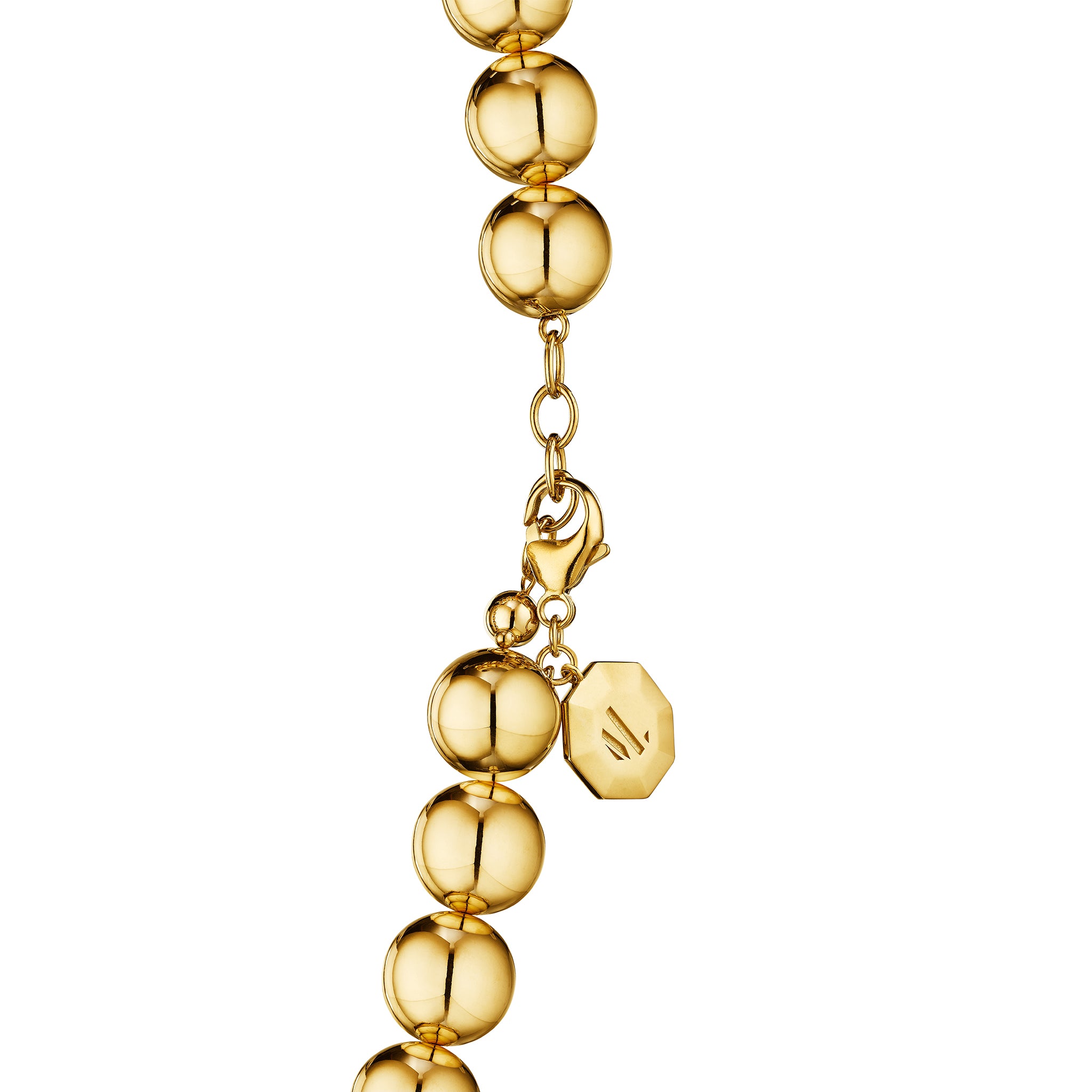 MoAnA LUU Beads bracelet in vermeil, inspired by Creole jewelry.